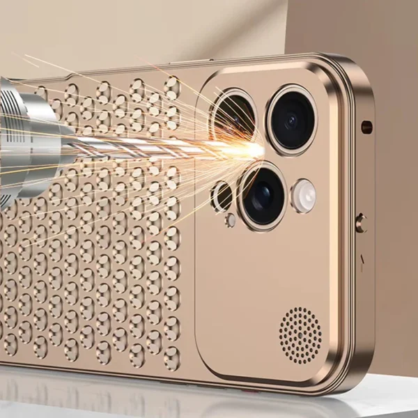 Metal Heat Dissipation Aluminum Fragrance Cooling Cover Shockproof for iPhone