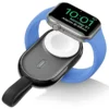 Maxco 2-in-1 Smart Self-Charging Magnetic Watch Charger Power Bank 1200mAh