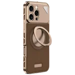 Metal Case for iPhone MagSafe 360° Rotatable Kickstand