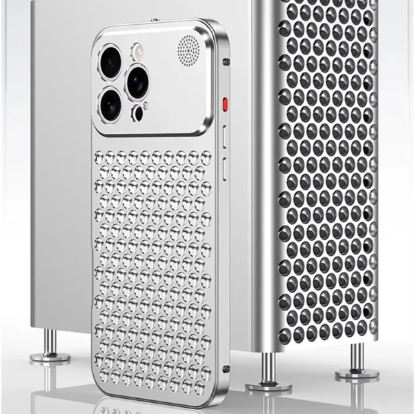 Metal Heat Dissipation Aluminum Fragrance Cooling Cover Shockproof for iPhone