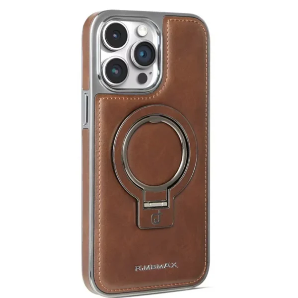 RMBMAX Leather Case for iPhone Magnetic Holder