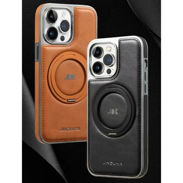 RMBMAX Leather Case for iPhone Magnetic Holder