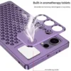 Metal Heat Dissipation Aluminum Fragrance Cooling Cover Shockproof for Samsung