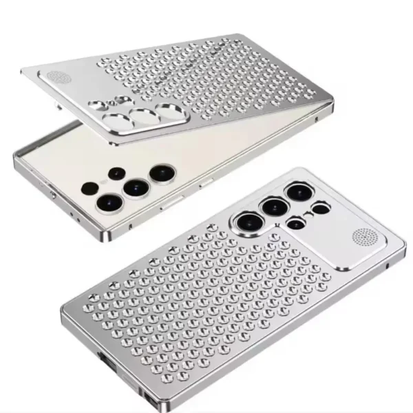 Metal Heat Dissipation Aluminum Fragrance Cooling Cover Shockproof for Samsung