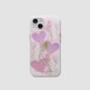 Bunny Flower Love Heart iPhone Case