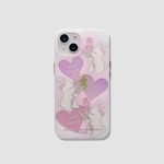 Bunny Flower Love Heart iPhone Case