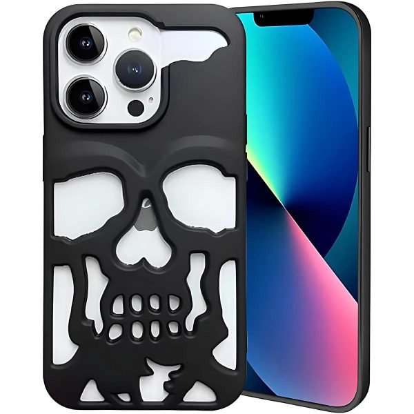 Luxury Plating Skull Phone Case