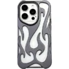 3D Flame Pattern Hollow Slim Case