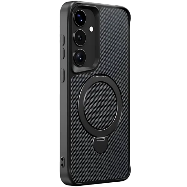 EasyGrip Carbon Fiber Texture Case with KickStand