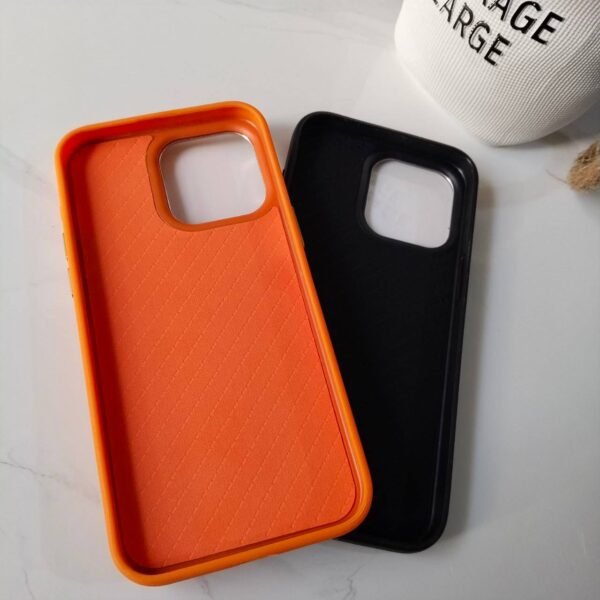 BIGC Leather-Style Case in a Modern Dual-Shade Design