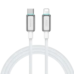 Recci Lamp Display Type-C to Lightning 30W Fast Charging Cable