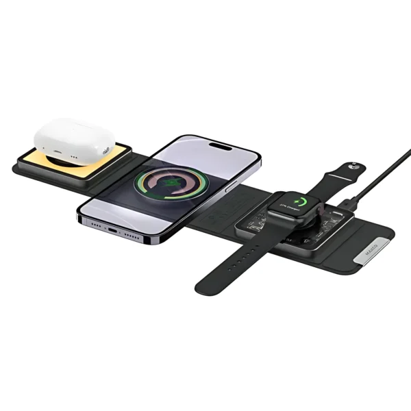 Maxco Noah Ark 3 In 1 Magnetic Wireless Charger 15W