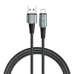 Maxco Braided Cable USB to Lightning with Light Display2.4A 1.2m