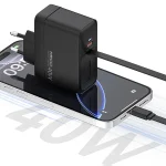 Recci 40W GaN Fast Charger with USB-C Cable - Image 4